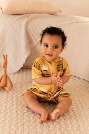 Yellow Pineapple Baby Jersey Romper (0mths-3yrs) - Image 2 of 6
