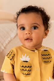 Yellow Pineapple Baby Jersey Romper (0mths-3yrs) - Image 3 of 6
