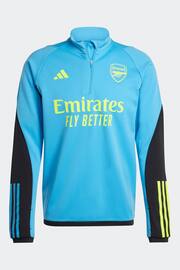 adidas Bright Blue Arsenal Tiro 23 Training Top - Image 7 of 7