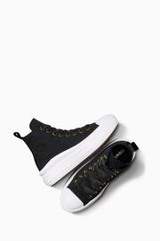 Converse Black Velvet Move Youth Trainers - Image 6 of 14