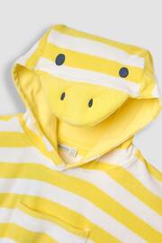 JoJo Maman Bébé Yellow Duck Towelling Hooded Robe - Image 3 of 3