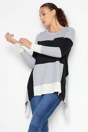 Long Tall Sally Grey Knitted Long Sleeve Top - Image 3 of 3