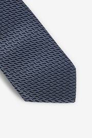 Blue/Navy Pattern Tie - Image 2 of 3