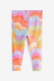 Pink Pastel Rainbow Rib Jersey Leggings (3mths-7yrs) - Image 2 of 3