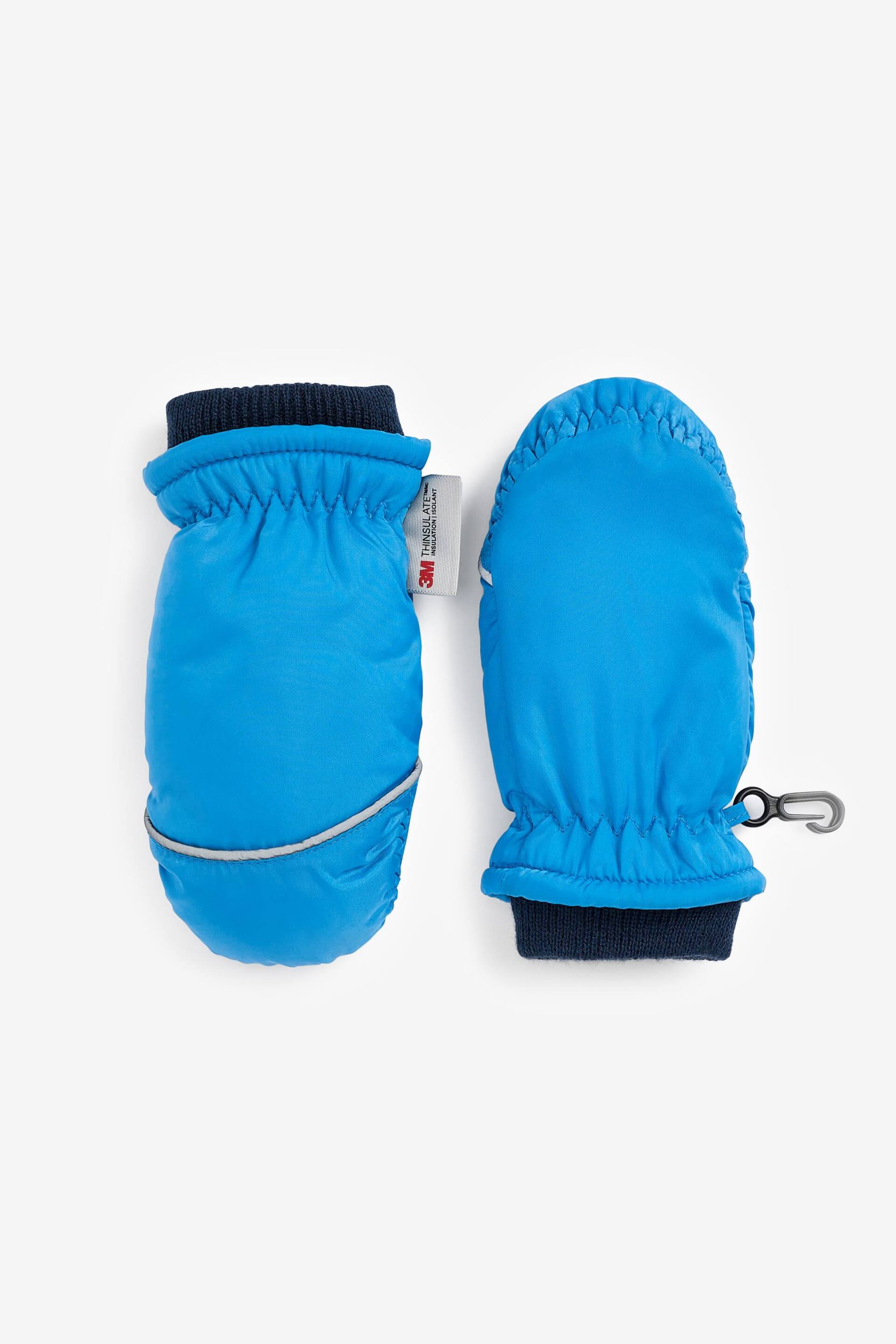 Cobalt Blue Ski Mittens (3mths-6yrs) - Image 1 of 1