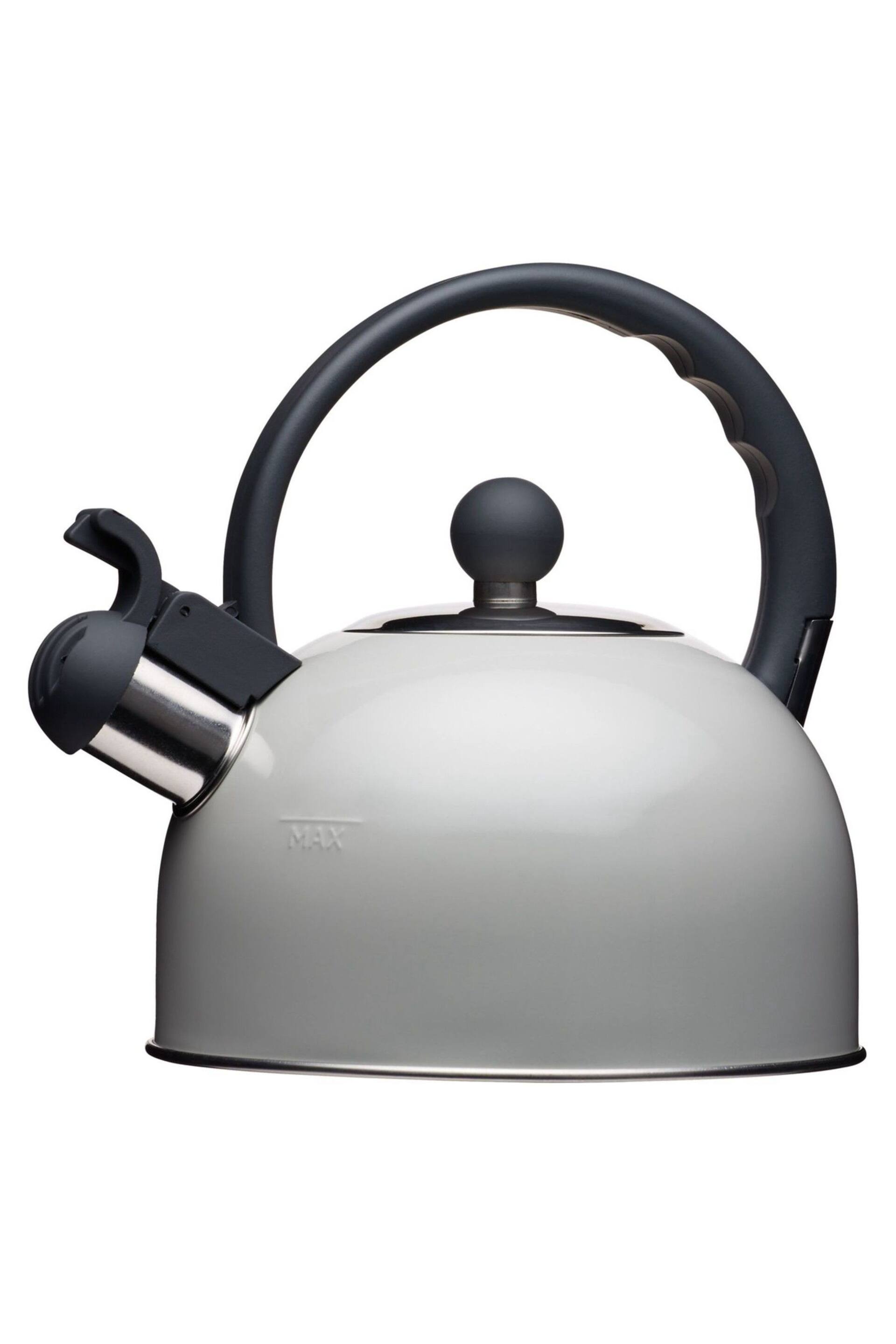 Kitchencraft Grey Living Nostalgia Whistling Kettle - Image 2 of 2