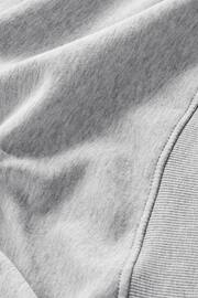 Grey Bouclé Detail Long Sleeve Copenhagen City Graphic Slogan Sweatshirt - Image 6 of 6
