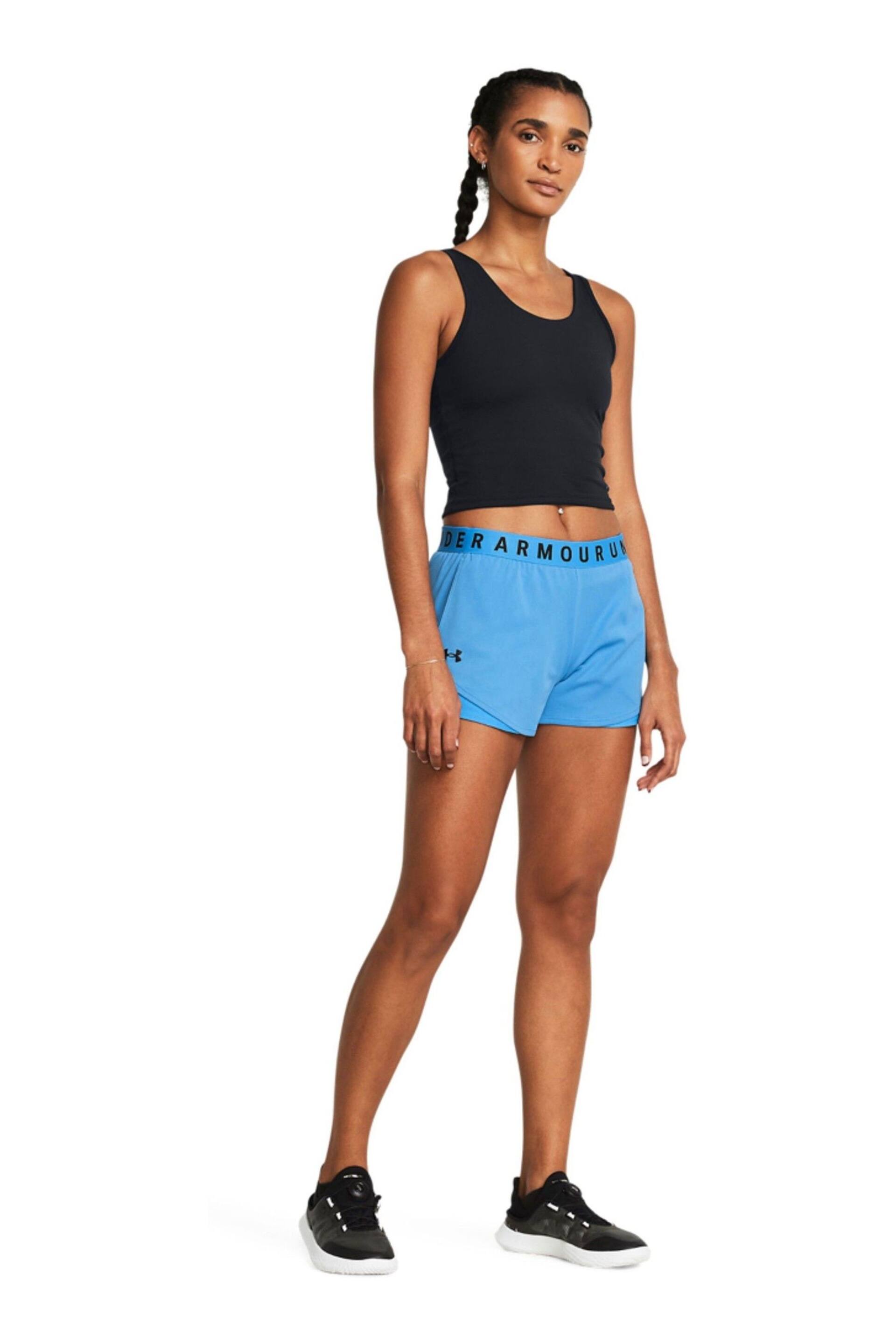 Under Armour Blue Play Up Shorts - Image 3 of 6