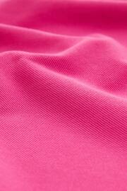 Bright Pink Regular Fit Short Sleeve Pique Polo Shirt - Image 7 of 7