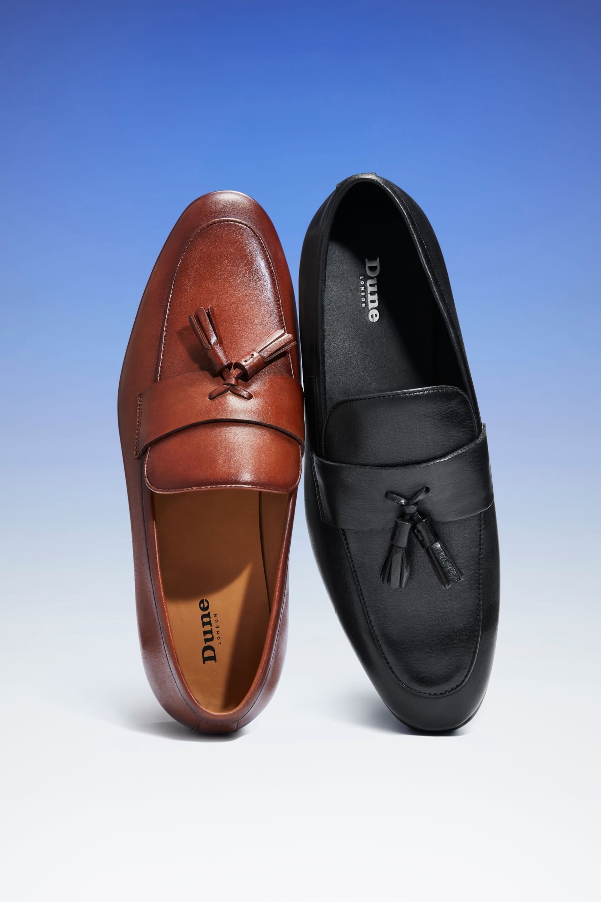 Dune London Brown Saxxton Tassel Loafers - Image 3 of 7