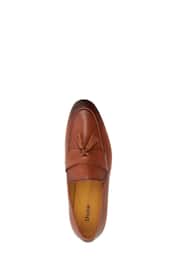 Dune London Brown Saxxton Tassel Loafers - Image 7 of 7