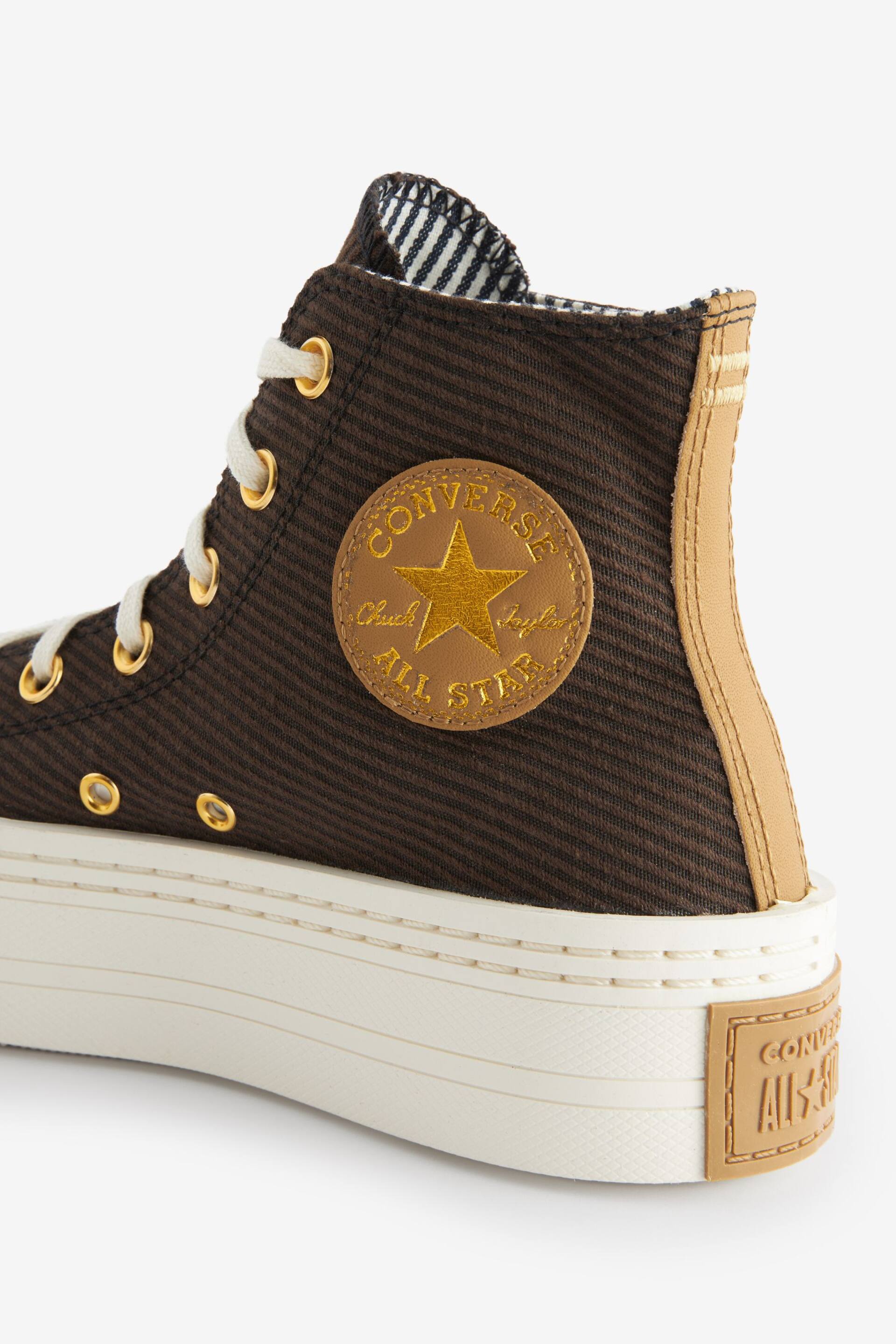 Converse Brown Modern Lift Trainers - Image 12 of 16