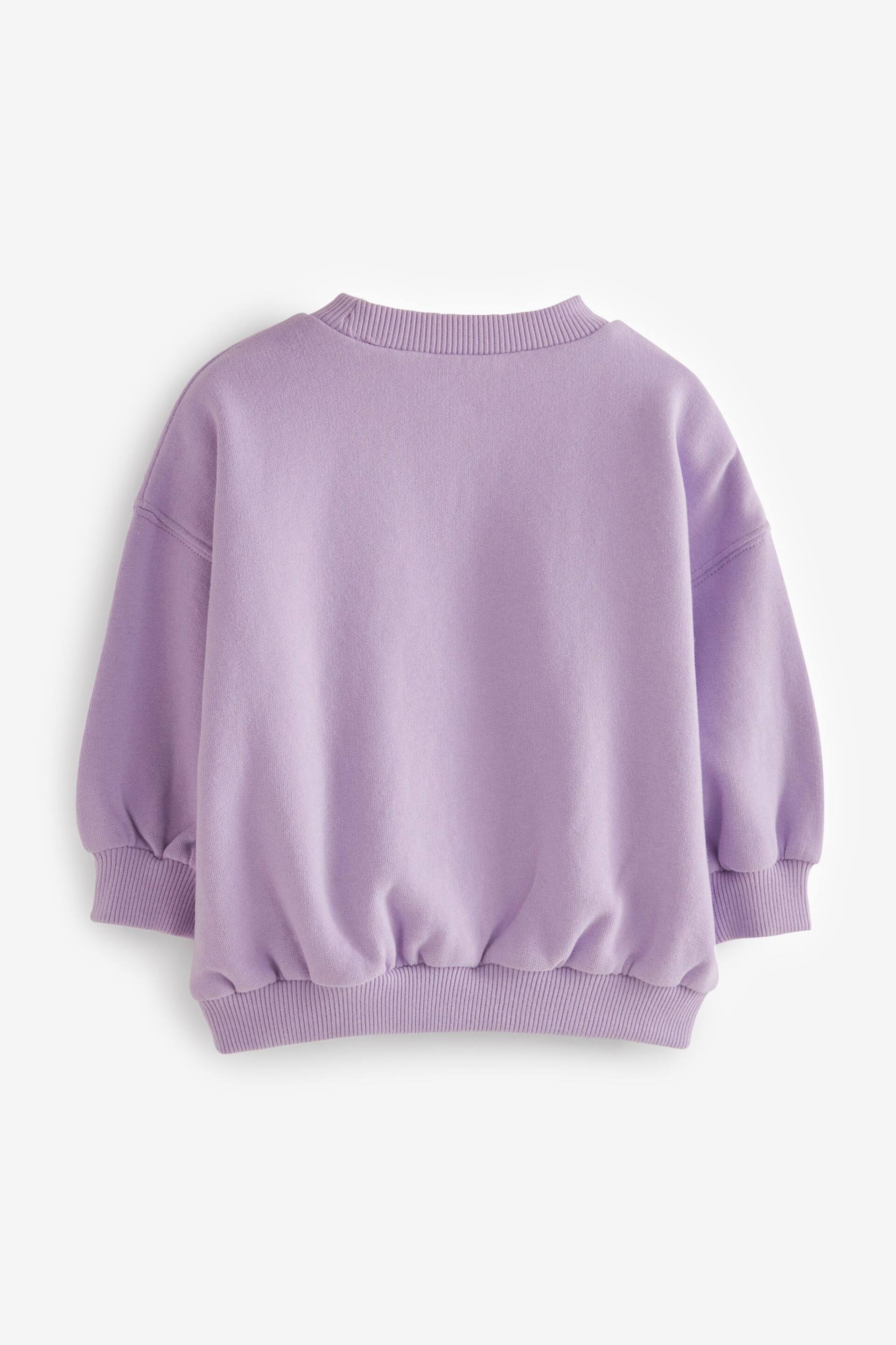 Lilac Sweatshirt (3mths-7yrs) - Image 6 of 7