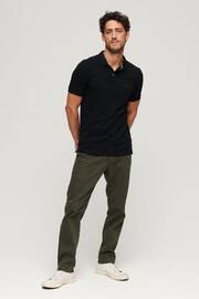 Superdry Black Classic Pique Polo Shirt - Image 2 of 9