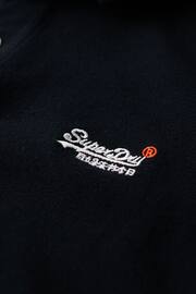 Superdry Black Classic Pique Polo Shirt - Image 9 of 9