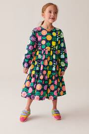 Little Bird by Jools Oliver Navy Long Sleeve Floral Dress - Image 1 of 9