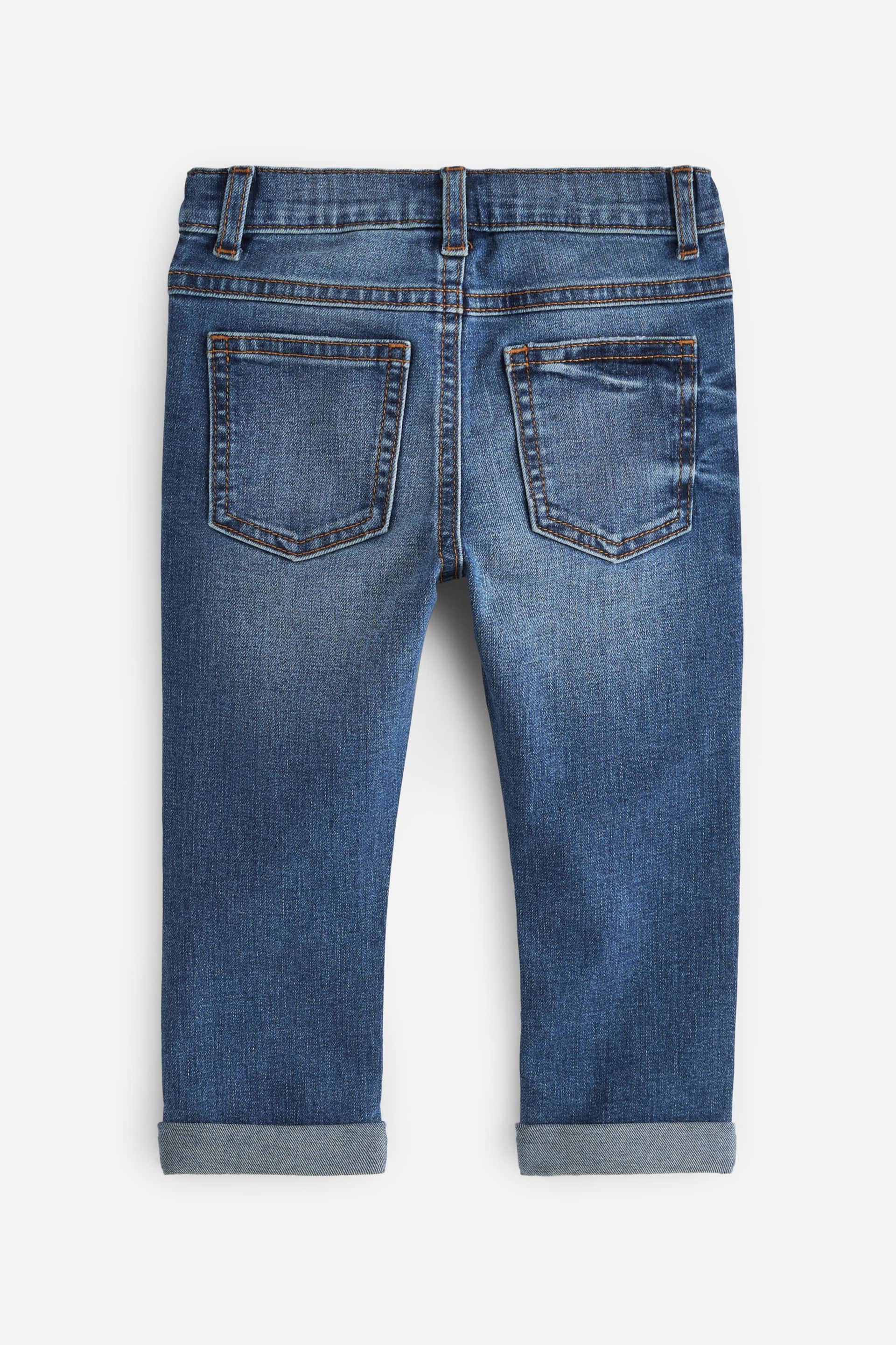 Mid Blue Denim Distressed Jeans (3mths-7yrs) - Image 5 of 8