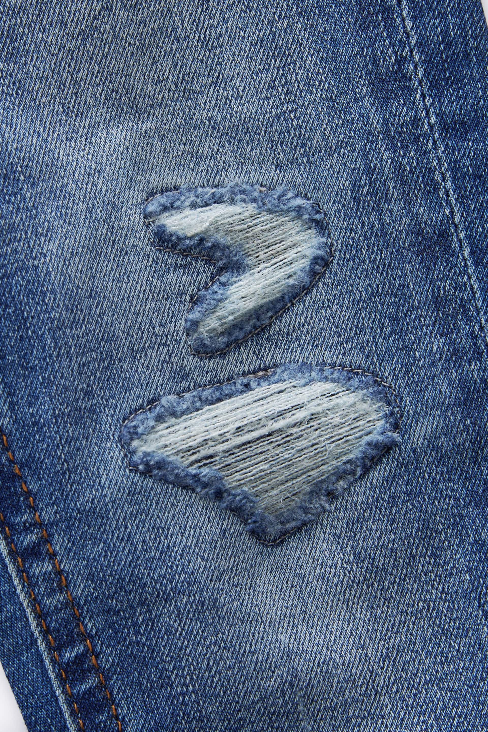 Mid Blue Denim Distressed Jeans (3mths-7yrs) - Image 7 of 8