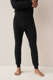 Black 2 Pack Lightweight Thermal Long Johns - Image 6 of 8