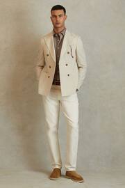 Reiss Cinder Viscount Slim Fit Mercerised Cotton Jersey Shirt - Image 3 of 5