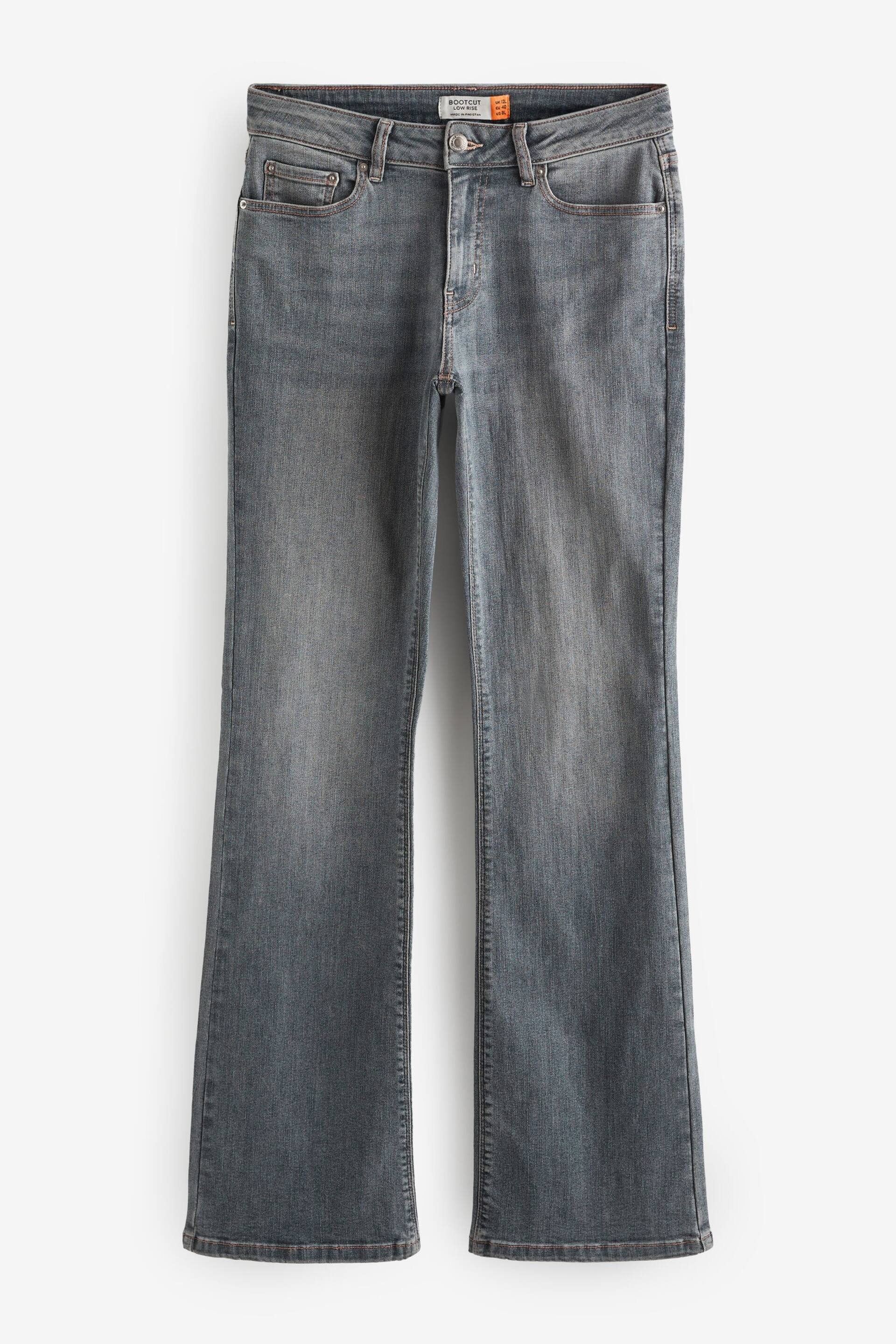 Grey Low Bootcut Jeans - Image 2 of 5