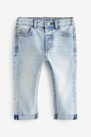 Bleach Denim Regular Fit Comfort Stretch Jeans (3mths-7yrs) - Image 3 of 5