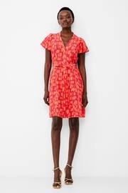 French Connection Islanna Crepe V-Neck Dress - Image 1 of 4