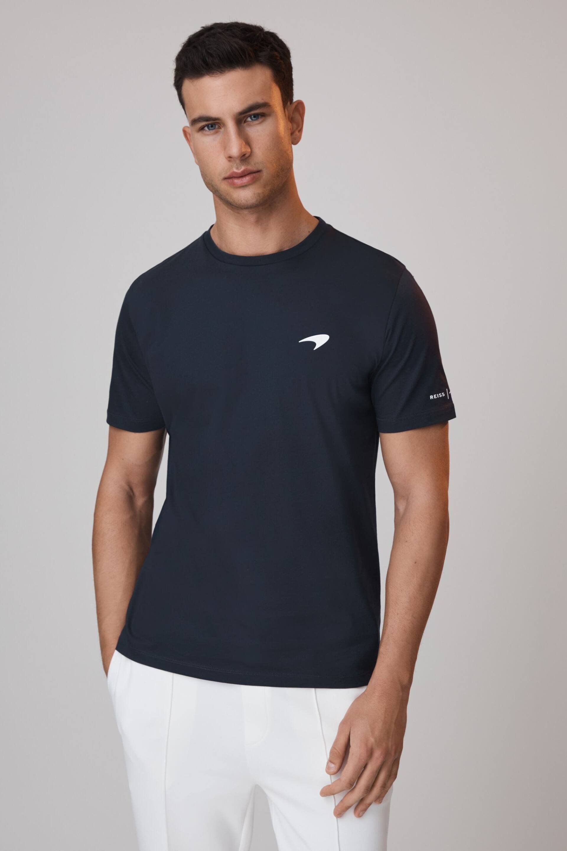 McLaren F1 Mercerised Cotton Crew Neck T-Shirt - Image 1 of 6