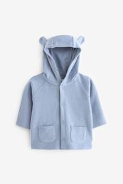 Blue Baby Soft Brushed Cotton Hooded Jacket (0mths-3yrs) - Image 1 of 10