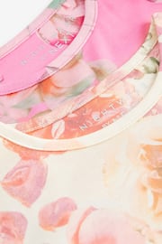 Pink/Cream Floral Nighties 2 Pack (2-16yrs) - Image 8 of 8