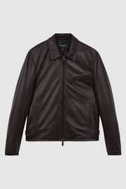 Leather Zip-Through Jacket - Image 2 of 8