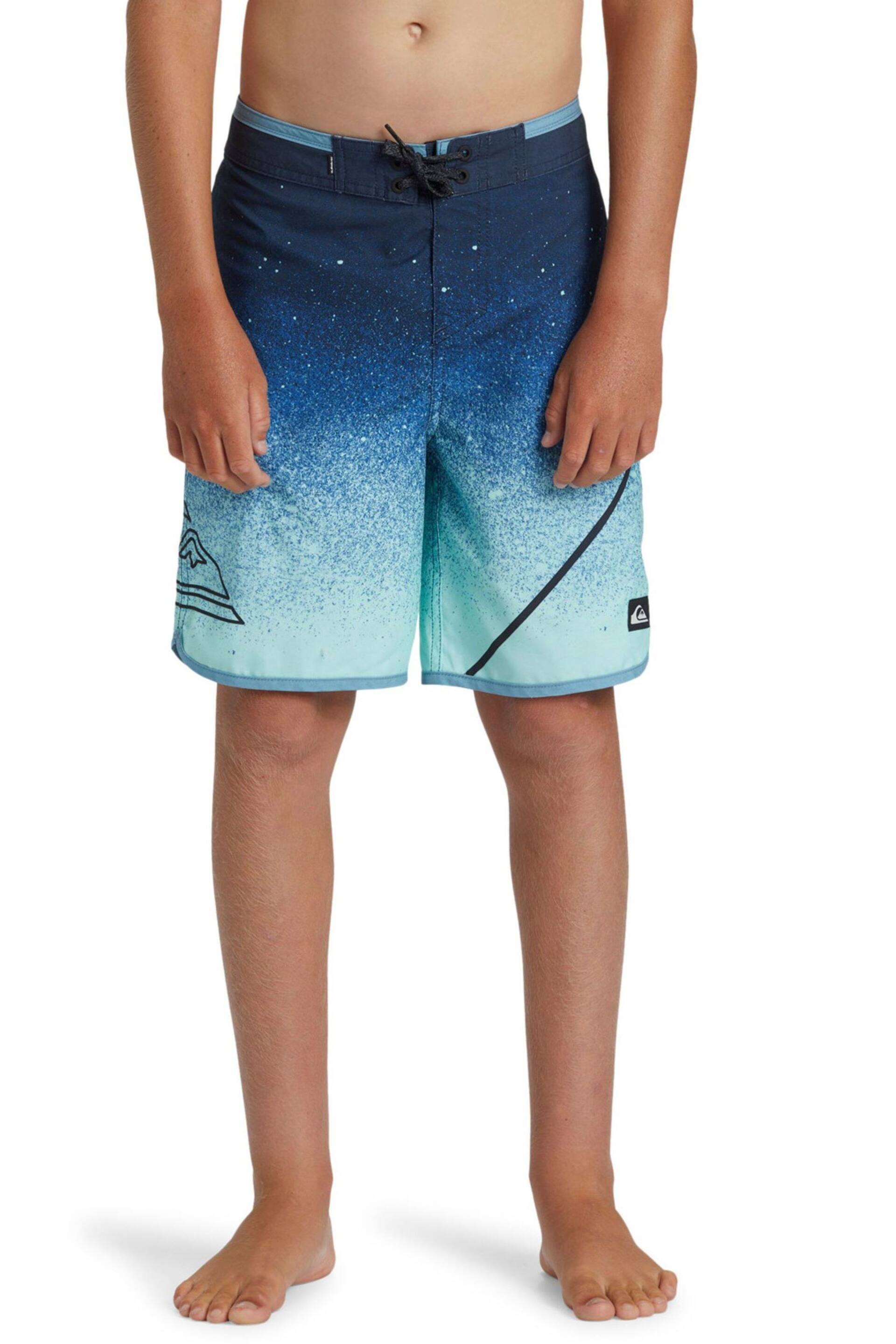Quiksilver Boys Blue Youth Ombre Surfsilk Swim Shorts - Image 1 of 7