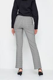 Long Tall Sally Grey Straight Dogstooth Trousers - Image 2 of 3
