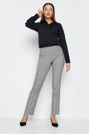 Long Tall Sally Grey Straight Dogstooth Trousers - Image 3 of 3