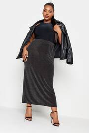 Yours Curve Black Brillo Tube Skirt - Image 4 of 5