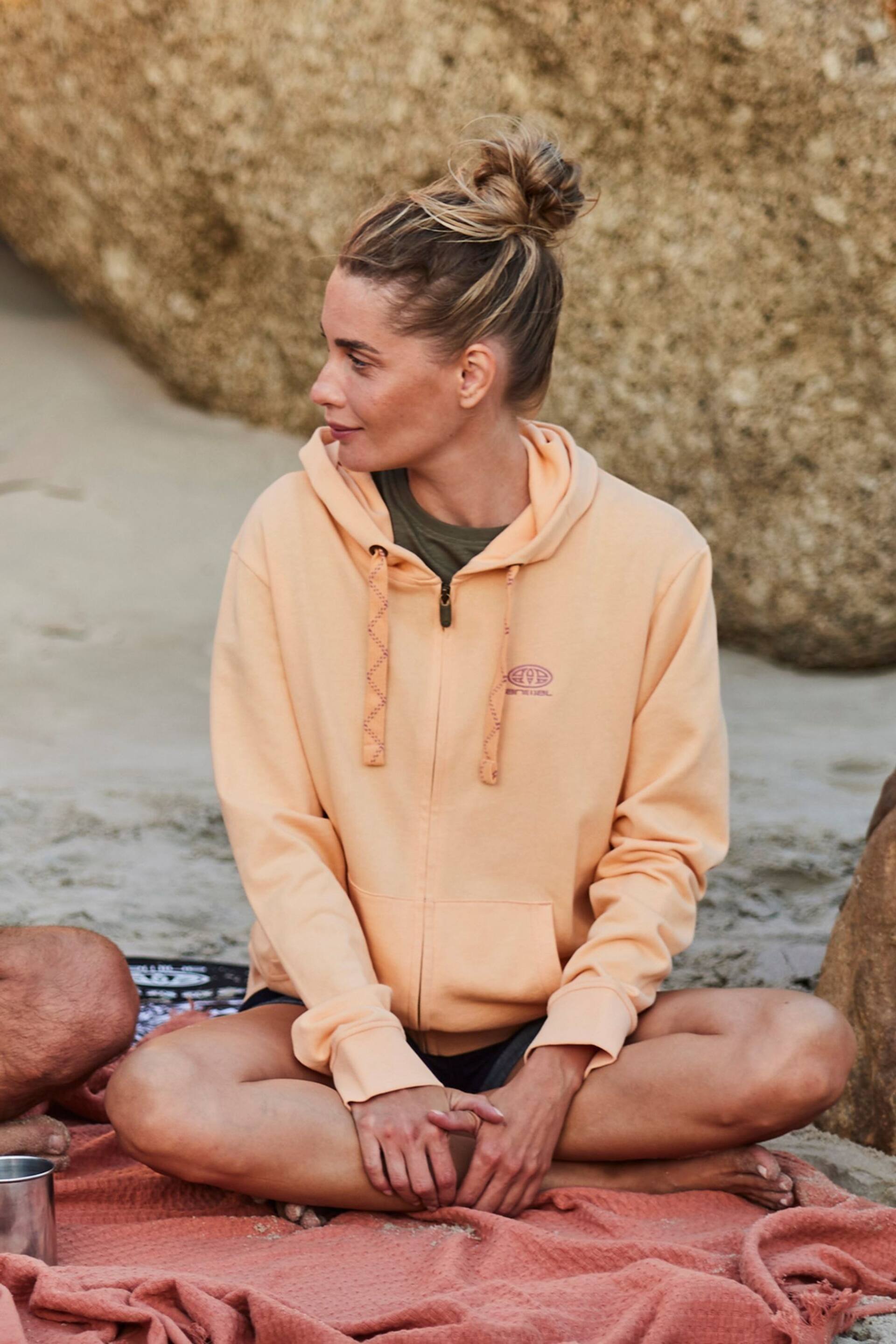 Animal Womens Orange Nikki Organic Zip Hoodie - Image 1 of 9