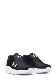 Under Armour Black/Grey Surge 4 Trainers - Image 4 of 6
