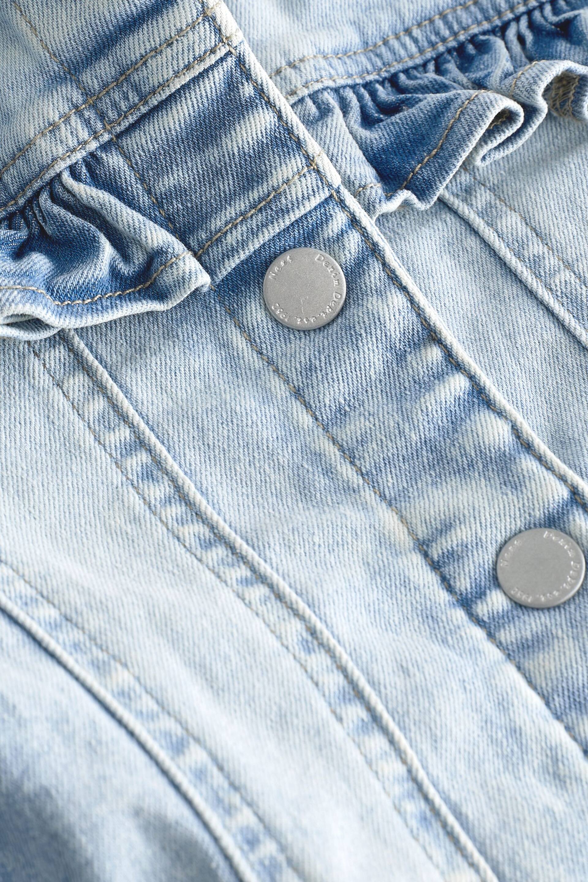 Mid Blue Denim Frill Jacket (3mths-7yrs) - Image 8 of 8