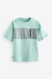 Mineral Blue Short Sleeve Utility T-Shirt (3-16yrs) - Image 1 of 3