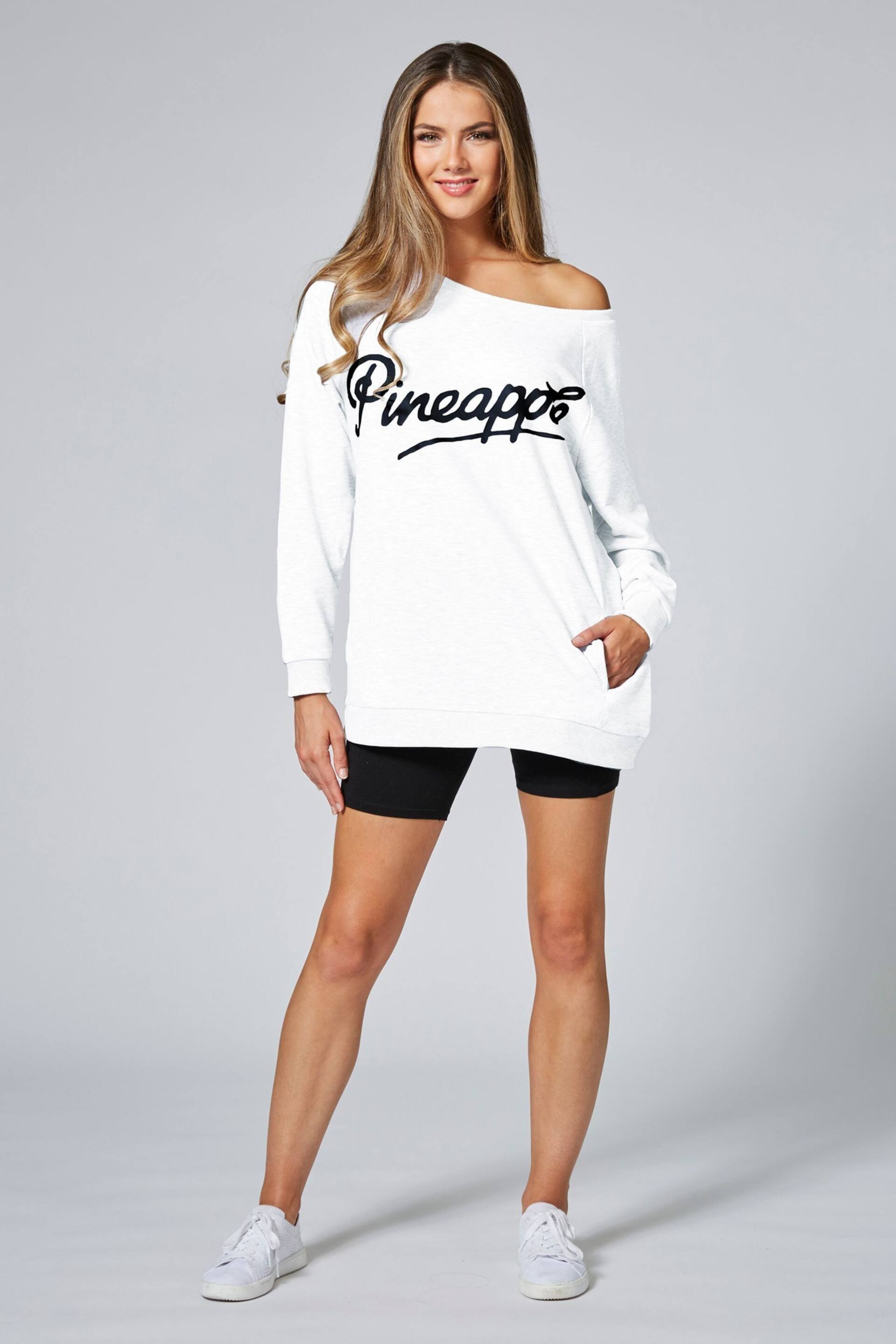 Pineapple White Oversized Monster Sweatshirt - Image 2 of 4