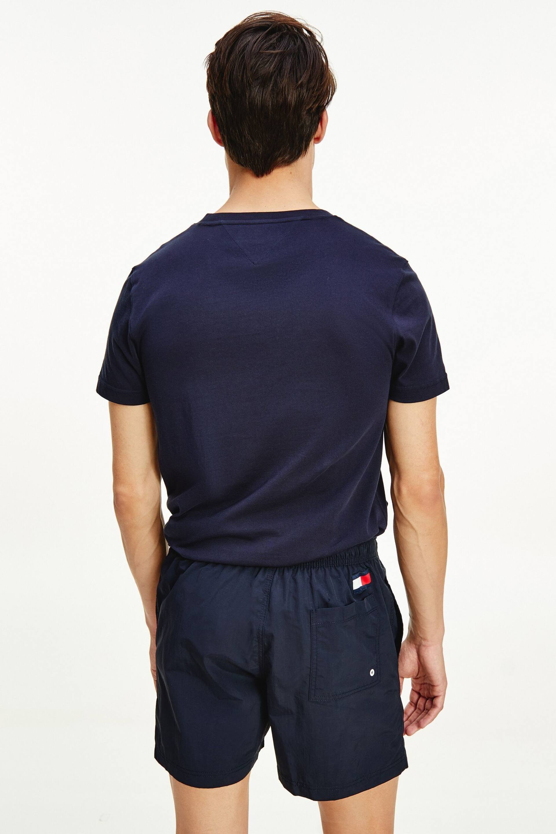 Tommy Hilfiger Medium Blue Drawstring Swim Shorts - Image 2 of 4