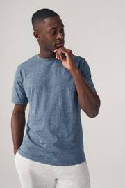 Blue/Navy 3PK Stag Marl T-Shirts - Image 3 of 14
