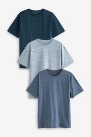 Blue/Navy 3PK Stag Marl T-Shirts - Image 9 of 14