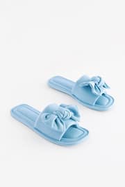 Blue Bow Mule Slippers - Image 3 of 7
