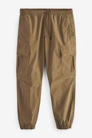 Tan Brown Regular Tapered Stretch Utility Cargo Trousers - Image 3 of 7