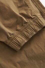 Tan Brown Regular Tapered Stretch Utility Cargo Trousers - Image 4 of 7