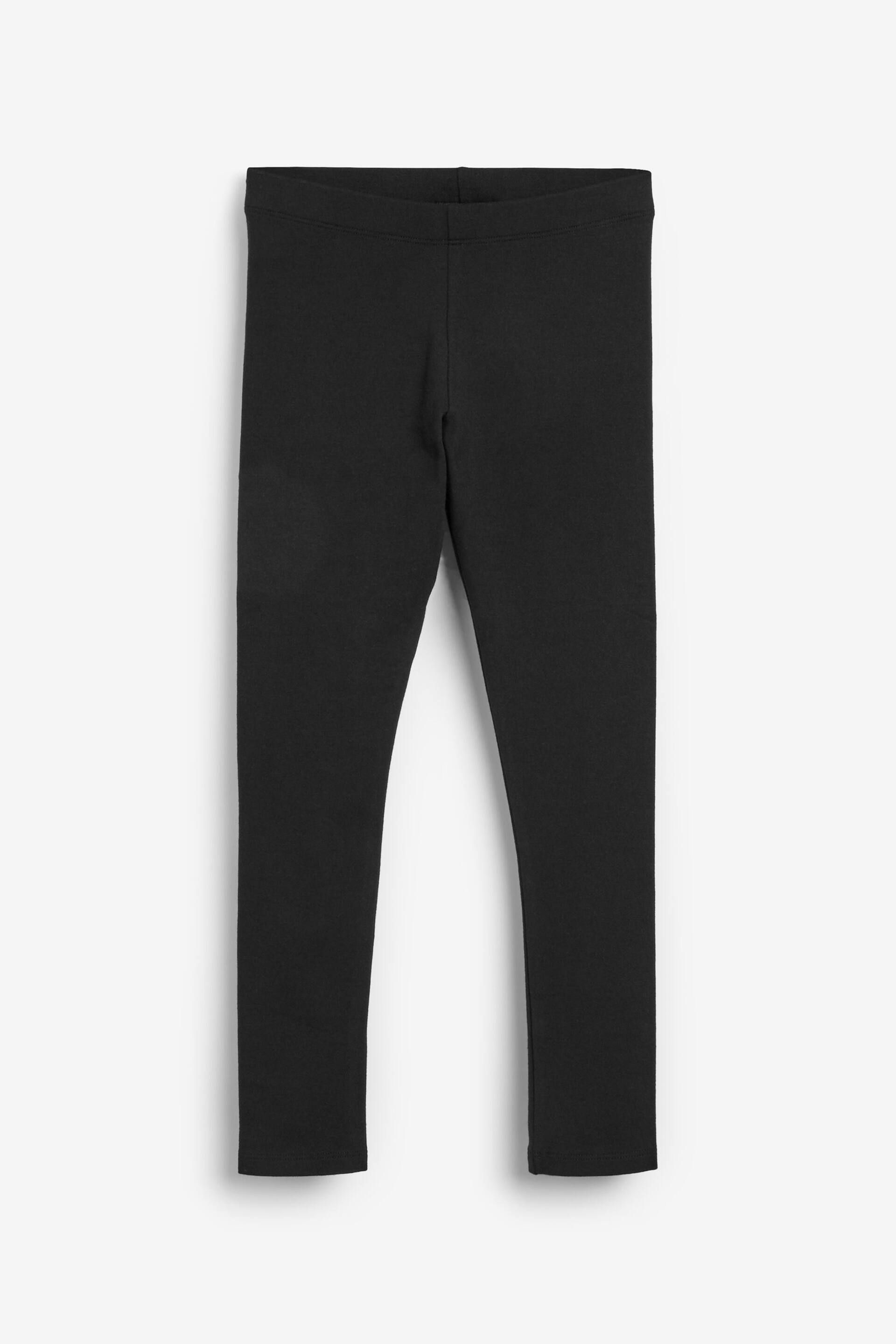 Black Long Length Leggings (3-16yrs) - Image 1 of 3