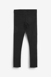 Black Long Length Leggings (3-16yrs) - Image 2 of 3