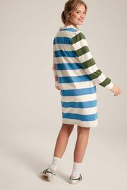 Joules Sophia Multi Striped Cotton Rugby Shirt Dress - Image 2 of 6