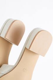 Cream Forever Comfort ® Corsage Flower Mules - Image 8 of 10